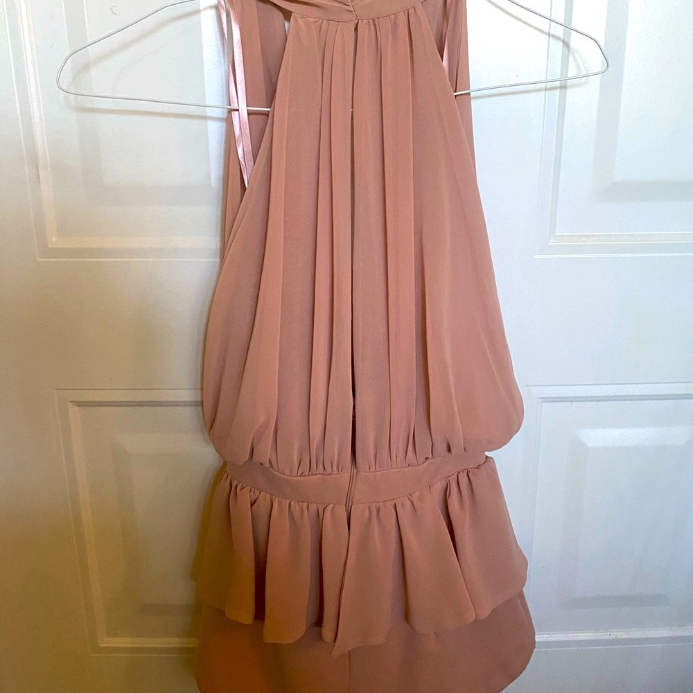 Peach color outings body suit